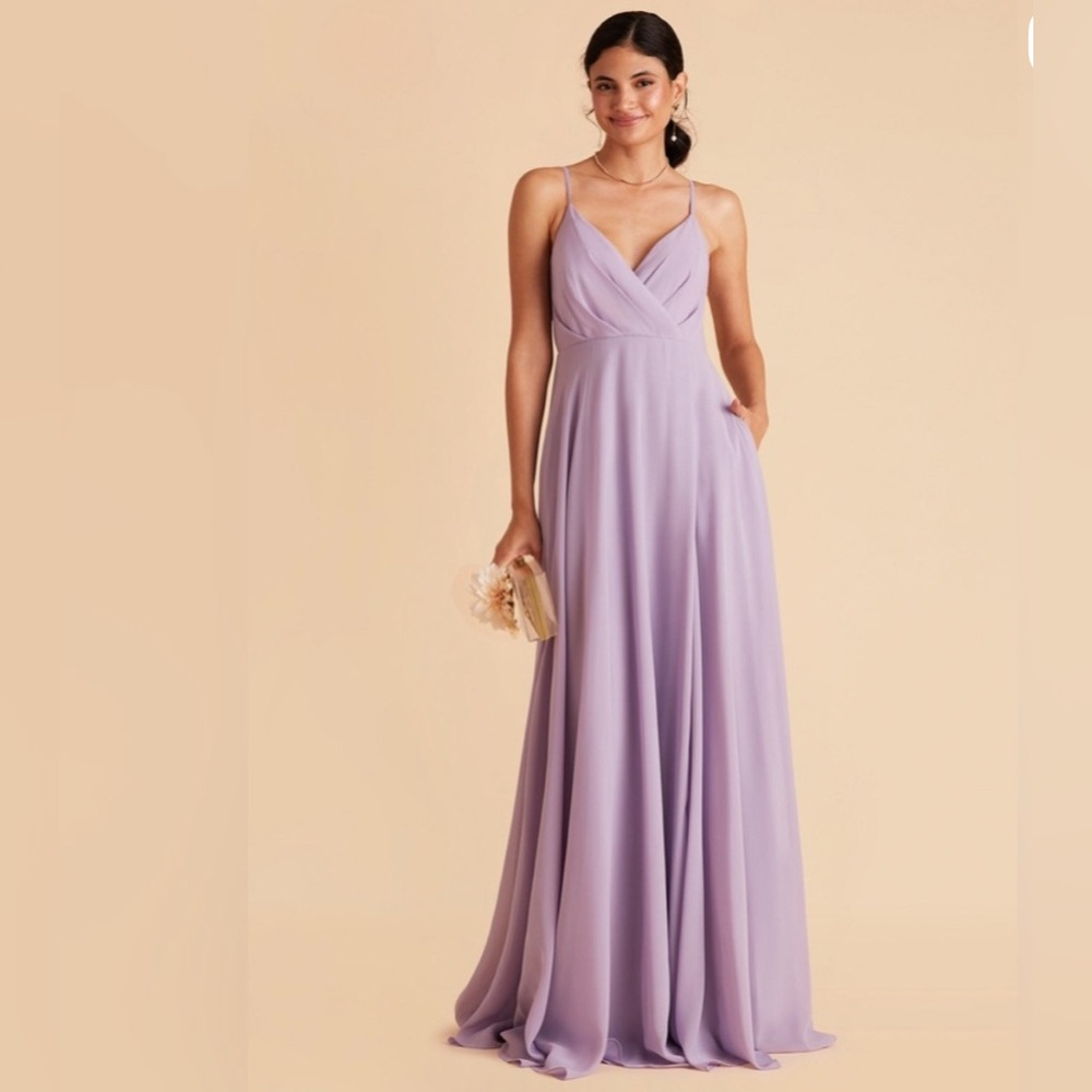 Birdy Grey Lavender Maxi Dress with Spaghetti Straps